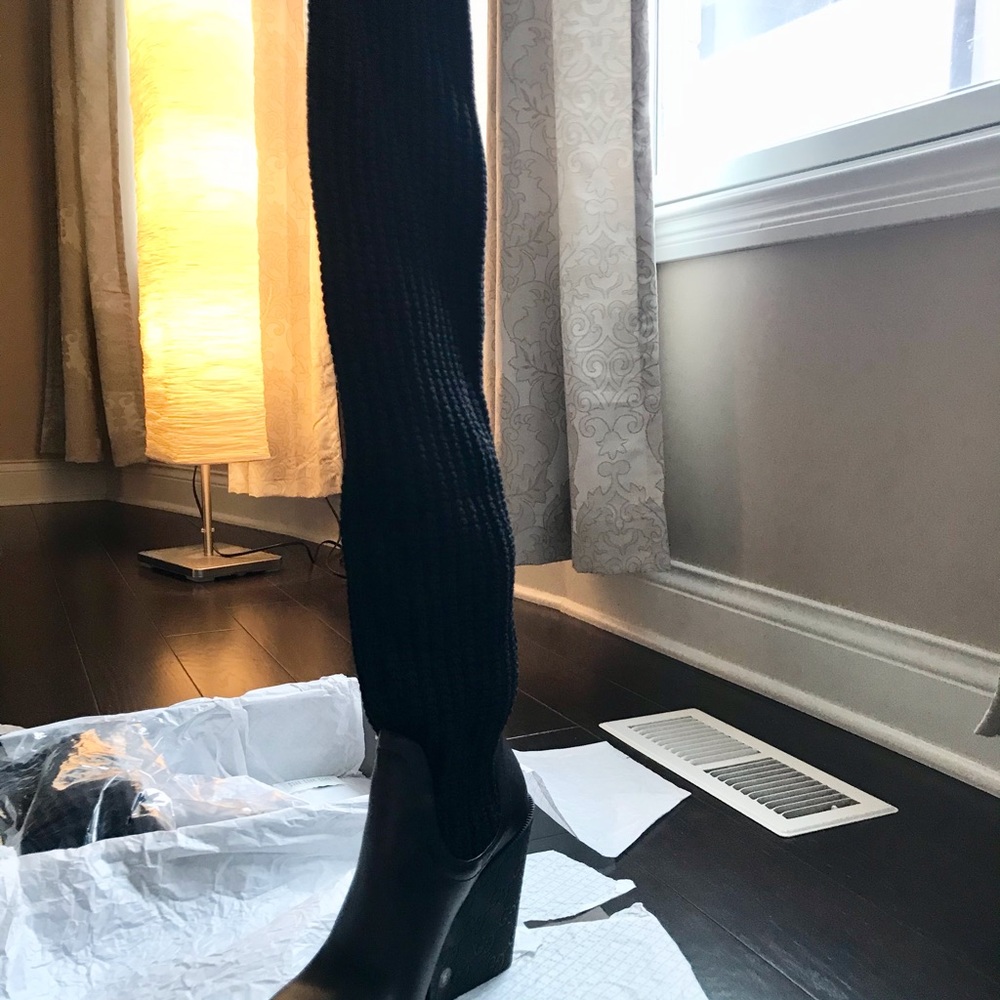 NEW Gucci size 35 Aspen Wool Babylon boots - Picture 7 of 10